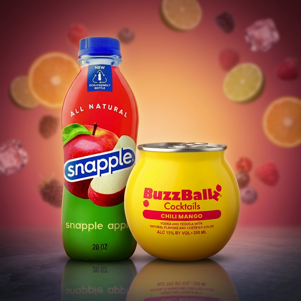 Snapple & BuzzBallz product photo